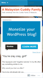 Mobile Screenshot of cuddlyfamily.wordpress.com