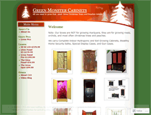 Tablet Screenshot of monstercabinets.wordpress.com