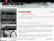 Tablet Screenshot of gowhereyousendme.wordpress.com
