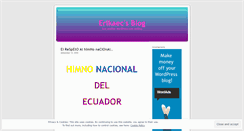 Desktop Screenshot of erikaec.wordpress.com