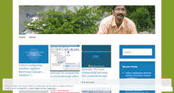 Desktop Screenshot of prashantd.wordpress.com