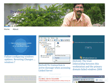 Tablet Screenshot of prashantd.wordpress.com