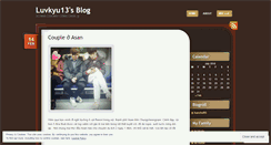 Desktop Screenshot of luvkyu13.wordpress.com