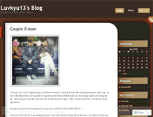 Tablet Screenshot of luvkyu13.wordpress.com