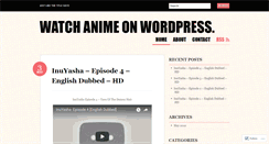 Desktop Screenshot of animeonlineat.wordpress.com