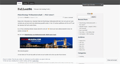 Desktop Screenshot of fallout86.wordpress.com