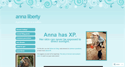 Desktop Screenshot of annaliberty.wordpress.com