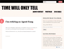 Tablet Screenshot of agentfang.wordpress.com