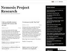 Tablet Screenshot of nemesisresearch.wordpress.com