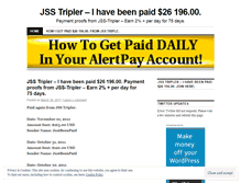 Tablet Screenshot of justbeenpaid2.wordpress.com