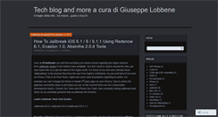 Desktop Screenshot of chezpeppe0703.wordpress.com