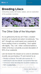 Mobile Screenshot of breedinglilacs.wordpress.com