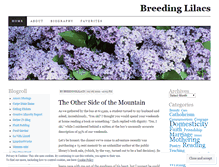 Tablet Screenshot of breedinglilacs.wordpress.com