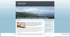 Desktop Screenshot of learnedtongue.wordpress.com