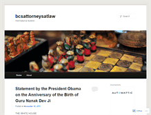 Tablet Screenshot of bcsattorneysatlaw.wordpress.com