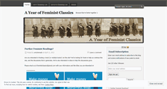 Desktop Screenshot of feministclassics.wordpress.com