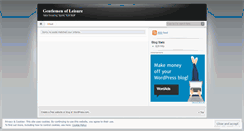 Desktop Screenshot of gentlemenofleisure.wordpress.com