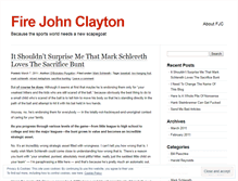 Tablet Screenshot of firejohnclayton.wordpress.com