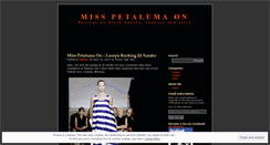 Desktop Screenshot of misspetaluma.wordpress.com