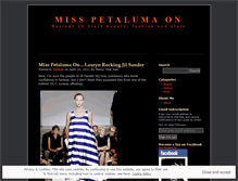 Tablet Screenshot of misspetaluma.wordpress.com