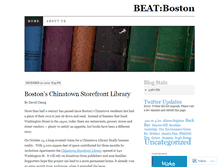 Tablet Screenshot of bostonbeats.wordpress.com