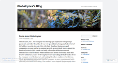 Desktop Screenshot of globalcynex.wordpress.com
