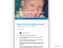 Tablet Screenshot of chrisbearde.wordpress.com