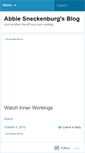 Mobile Screenshot of abbies.wordpress.com