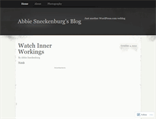Tablet Screenshot of abbies.wordpress.com