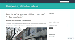Desktop Screenshot of changwoncity.wordpress.com