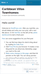 Mobile Screenshot of caribbeanvillasapts.wordpress.com