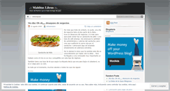 Desktop Screenshot of malditaslibras.wordpress.com