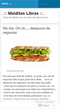 Mobile Screenshot of malditaslibras.wordpress.com