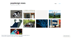 Desktop Screenshot of popdesignnews.wordpress.com