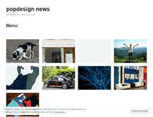 Tablet Screenshot of popdesignnews.wordpress.com