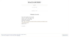 Desktop Screenshot of mazzamurru.wordpress.com