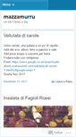 Mobile Screenshot of mazzamurru.wordpress.com
