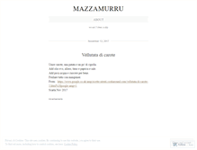 Tablet Screenshot of mazzamurru.wordpress.com