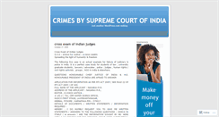 Desktop Screenshot of crimesofsupremecourt.wordpress.com