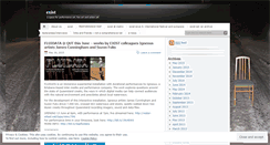 Desktop Screenshot of existenceperformanceart.wordpress.com