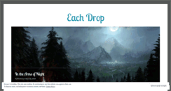 Desktop Screenshot of eachdrop.wordpress.com