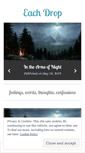 Mobile Screenshot of eachdrop.wordpress.com