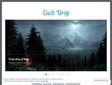 Tablet Screenshot of eachdrop.wordpress.com