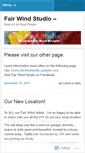 Mobile Screenshot of fairwindstudio.wordpress.com