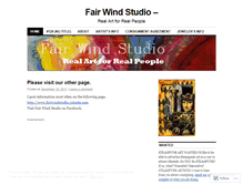 Tablet Screenshot of fairwindstudio.wordpress.com