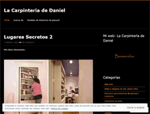 Tablet Screenshot of lacarpinteriadedaniel.wordpress.com