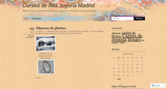 Desktop Screenshot of cursosdejoyeria.wordpress.com