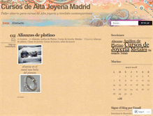 Tablet Screenshot of cursosdejoyeria.wordpress.com