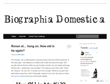 Tablet Screenshot of biographiadomestica.wordpress.com