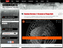 Tablet Screenshot of clubnights.wordpress.com
